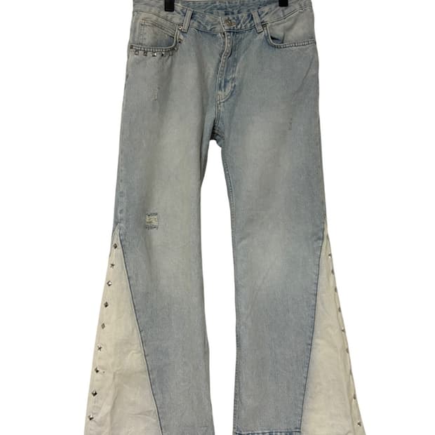 자라 스터드커스텀 웨스턴 플레어진 32 부츠컷 벨바텀