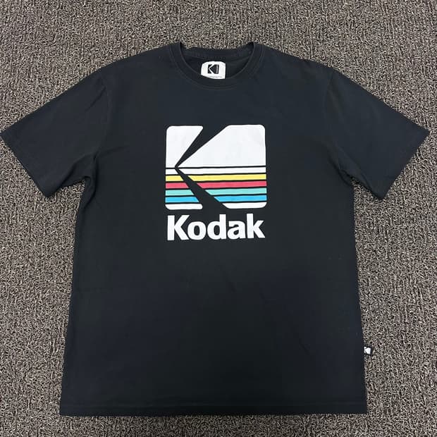 KODAK 코닥 반팔티셔츠 블랙 M