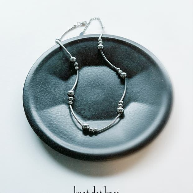 [handcrafted] bubble necklace
