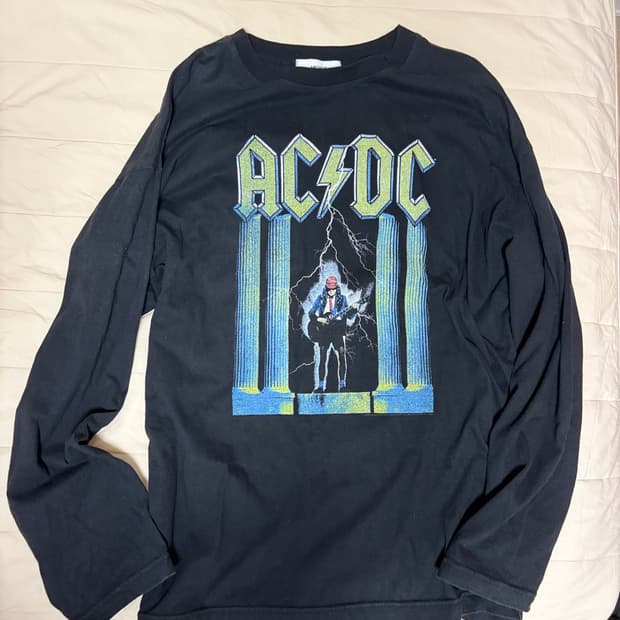 AC DC 밴드 롱슬리브