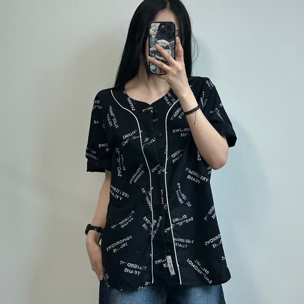 칼하트 wip 패턴 베이스볼 져지