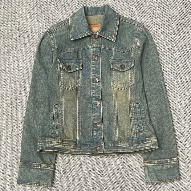 Y2k 데님 자켓v0035