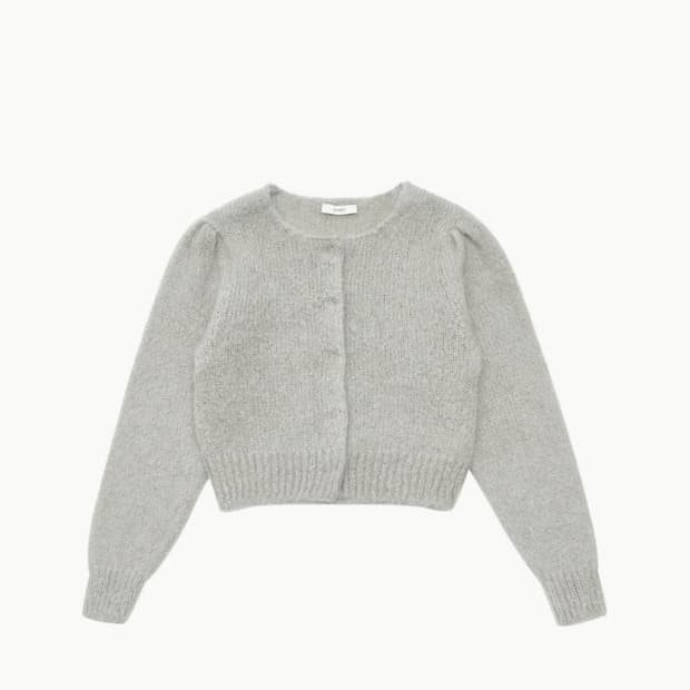 아모멘토 뉴그랜마 가디건 그레이