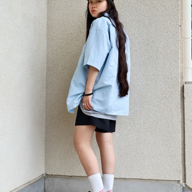 마르디 메크르디 마르디 로고 싹스 양말 6컬러 Mardi Mercredi