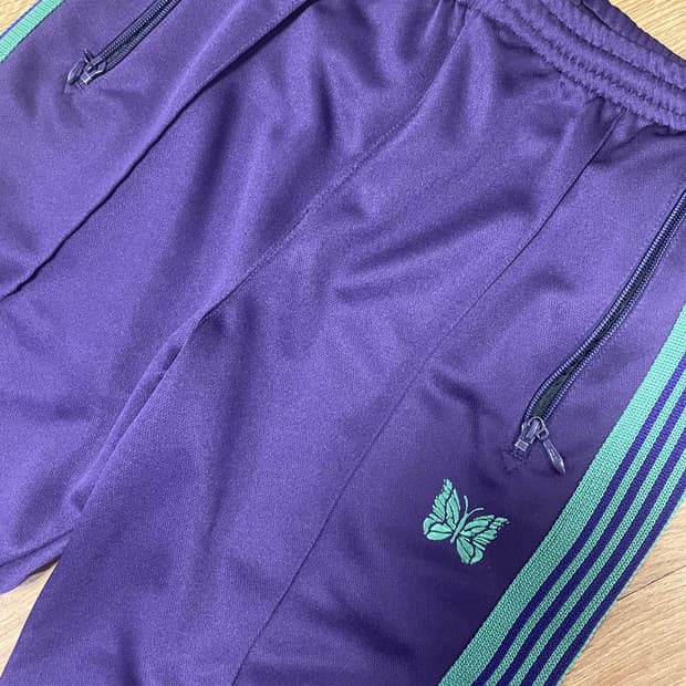 니들스 트랙팬츠 네로우 에그플란트 s