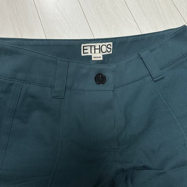 에토스 트윌 코튼 팬츠 sea blue