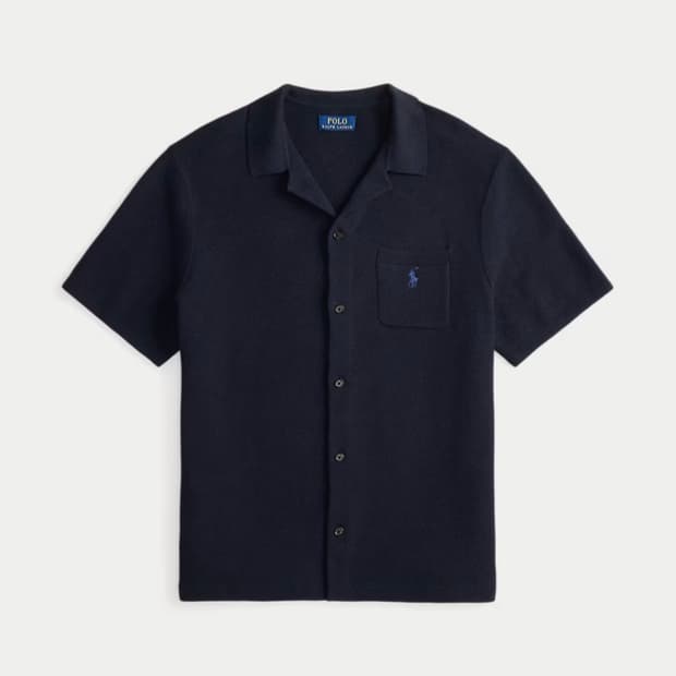 [구매] 폴로 랄프 로렌 메시 니트 코튼 숏 슬리브 카디건