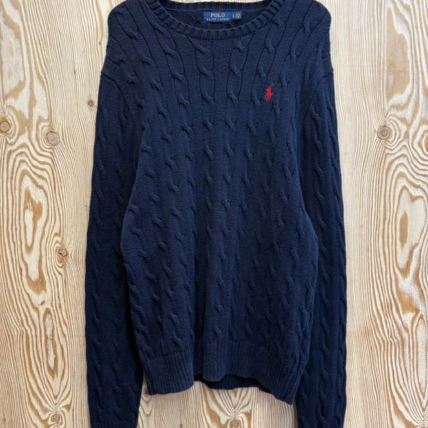 폴로 랄프로렌 꽈배기 니트