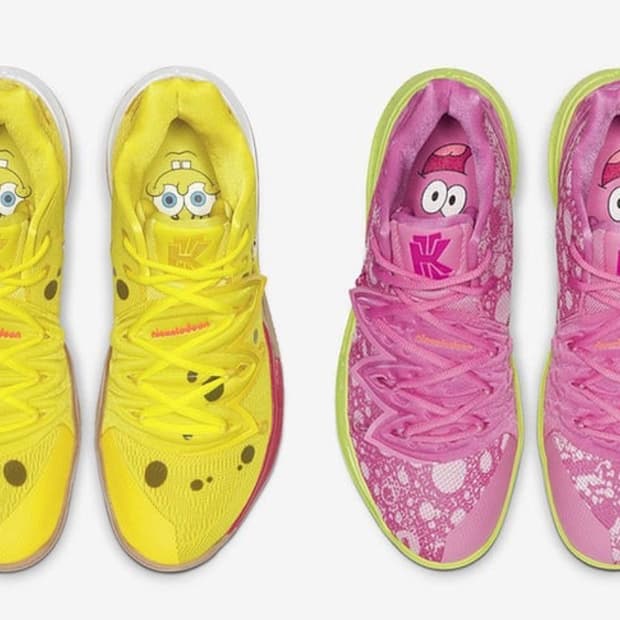 카이리5한정판스폰지밥 뚱이 농구화