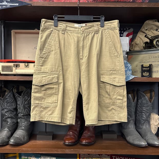 00s 리바이스 블랭크R탭 루즈 스트레이트 카고 하프팬츠 N1113  