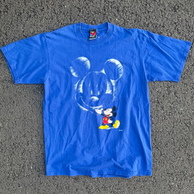90s 디즈니 미키마우스 usa 티셔츠 disney