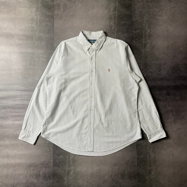 RALPH LAUREN 랄프로렌 빈티지 스트라이프 코튼셔츠