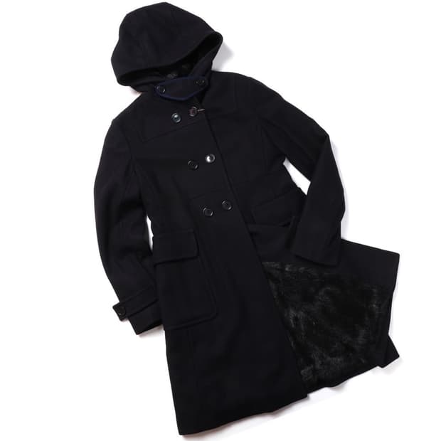 Prada Double Breasted Faux Lining Coat