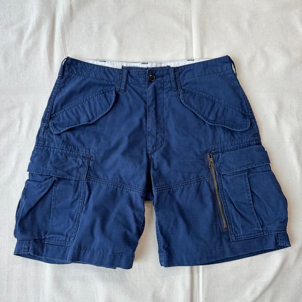 폴로 랄프로렌 립스탑 유틸리티 카고 쇼츠 네이비 30