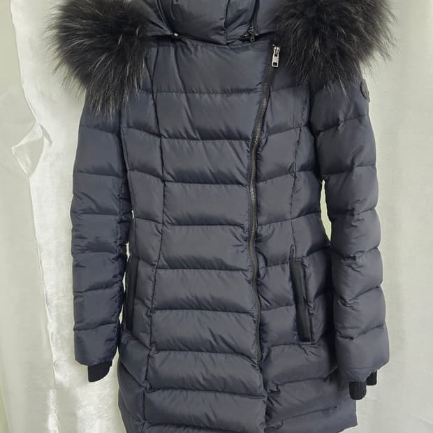 JILL 후드 퍼 패딩코트 (1585)