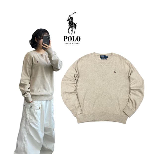 폴로 포니 니트