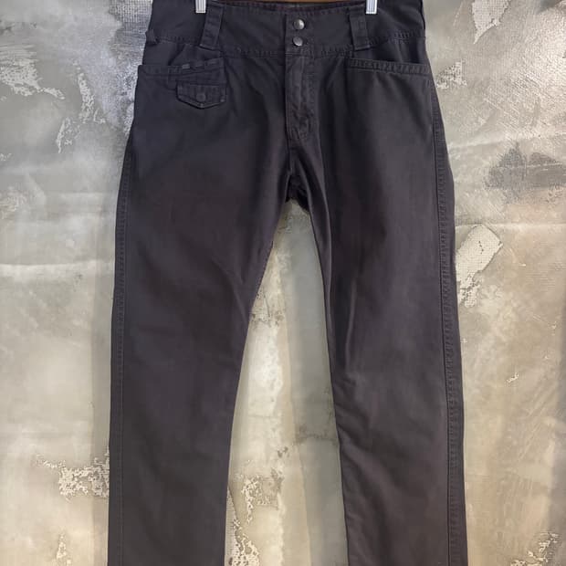 디젤 블랙 카고 팬츠 수선