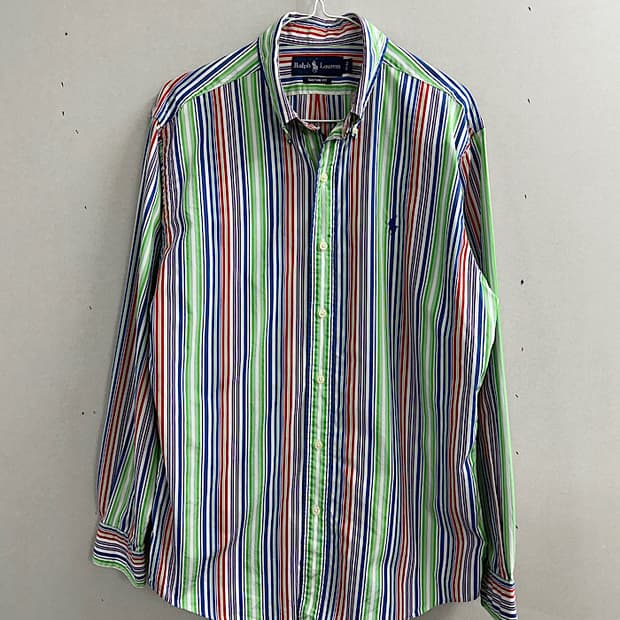 폴로 스트라이프 셔츠 M 