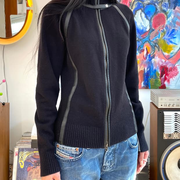 [L] 아르마니 익스체인지 니트 집업