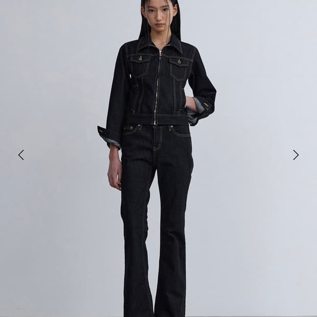 이네기 Tight Denim Trucker Jacket 데님 자켓