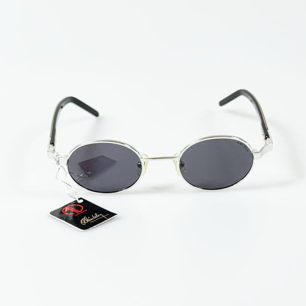 ALAIN DELON 알랭들롱 실버 오벌 프레임 빈티지 선글라스