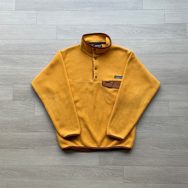 파타고니아 신칠라 옐로우 브라운 rare 빈티지