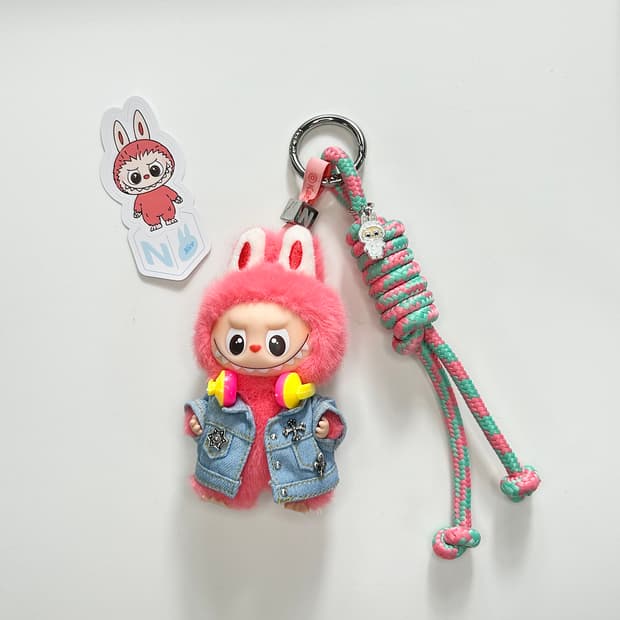 🙊미니라부부 내 마음속 비밀번호”N”커스텀키링