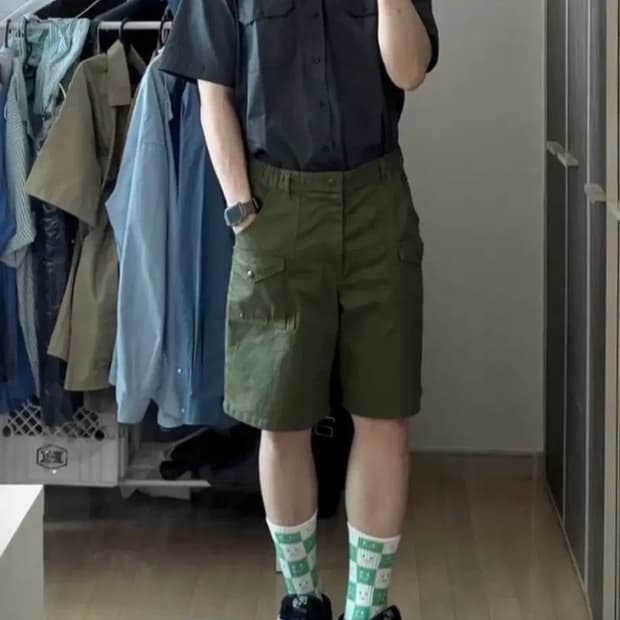 [Japan vintage] USA made 90s 아미 쇼츠 팬츠