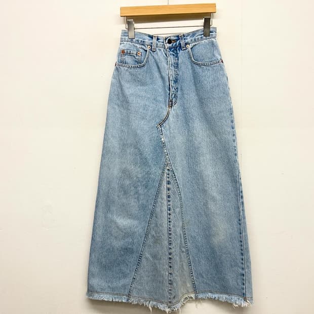 90s 리바이스 오렌지탭 데님 스커트