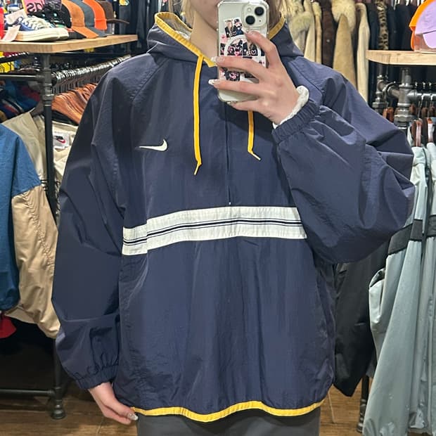 [HI] 나이키 후드 아노락 딥퍼플