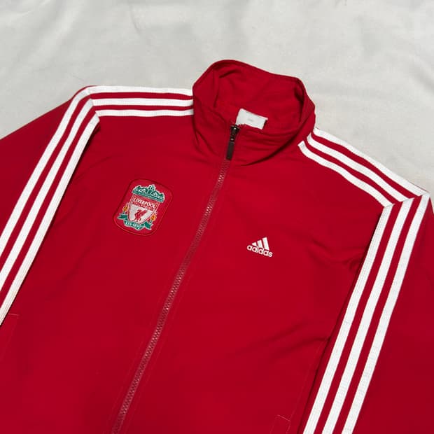 90 아디다스 리버풀 레드 바람막이