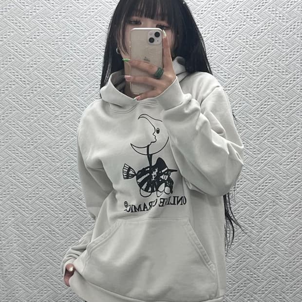 온라인 세라믹스 빈티지 올드스쿨 키치 후드티 S C09168