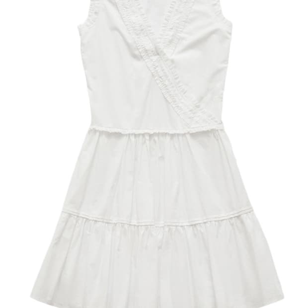 파르벵 헤비 셔링 랩 드레스