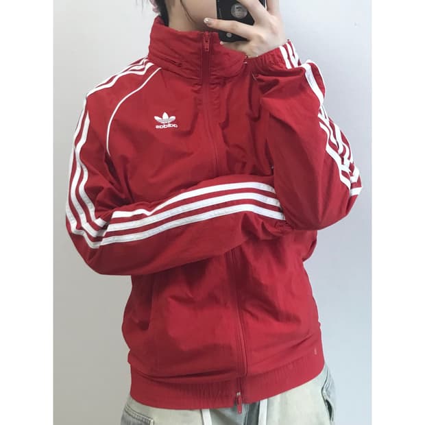 아디다스 파이어버드 바람막이 S