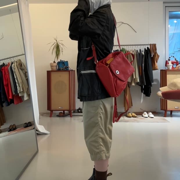 Coach Leather Backpack