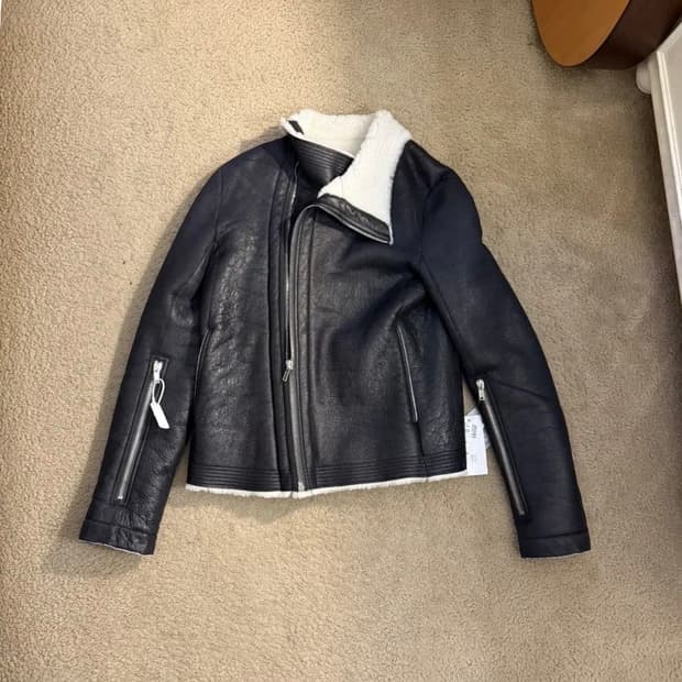 22FW 릭오웬스 무스탕 몰리노 자켓 새상품 50 사이즈