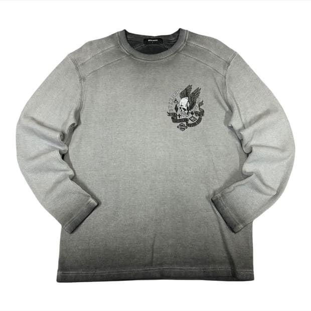  (바배) 버터루 와플 가먼트다잉 맨투맨