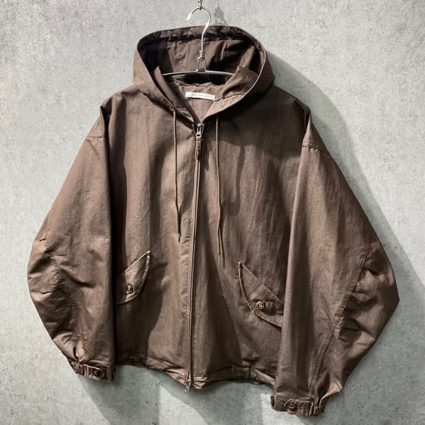 [L] Vtg Balance Out 브라운 투웨이 후드집업 자켓