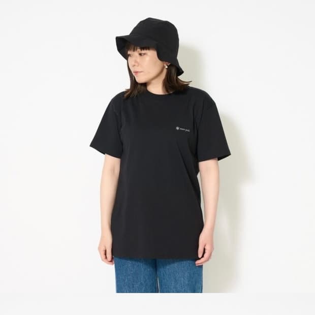 XL 스노우피크 재팬 스몰로고 반팔티 블랙