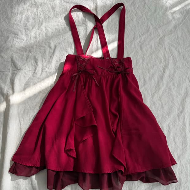 엑시즈팜 고스로리 고딕 미디 스커트