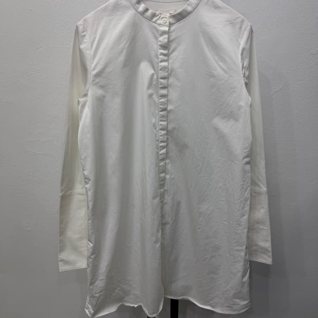 정품) COS 코스 여성 화이트 셔츠 블라우스 32