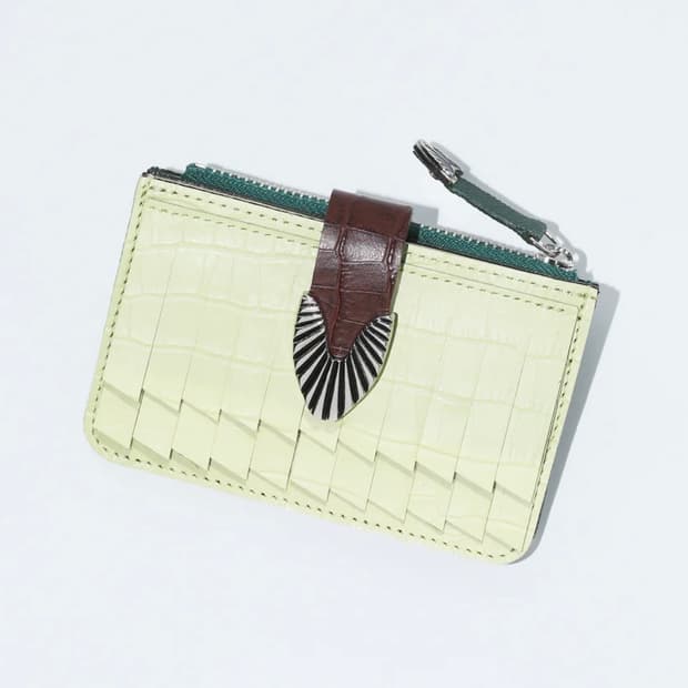 토가 TOGA 26ss 프린지 카드지갑 스몰 /옐로우