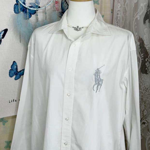폴로 랄프로렌 빅 포니 화이트 셔츠