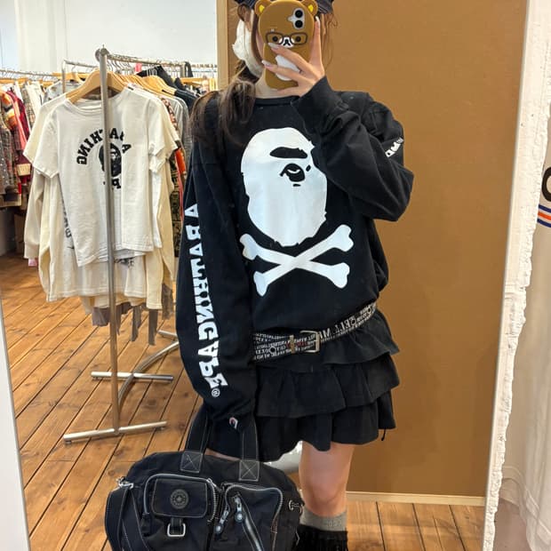 베이프 빅사루 롱슬리브