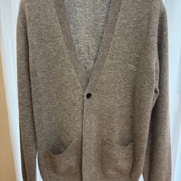 키츠네 캐시미어 100% 가디건 (L)