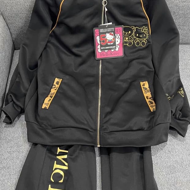 새상품) 세실맥비 헬로키티 50주년 돈키호테 호피 키티 저지 트레이닝