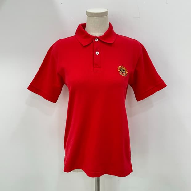 버버리 여성 레드 반팔