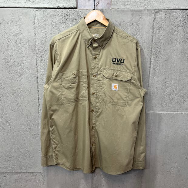 (M) 칼하트 포스 투포켓 워크 셔츠
