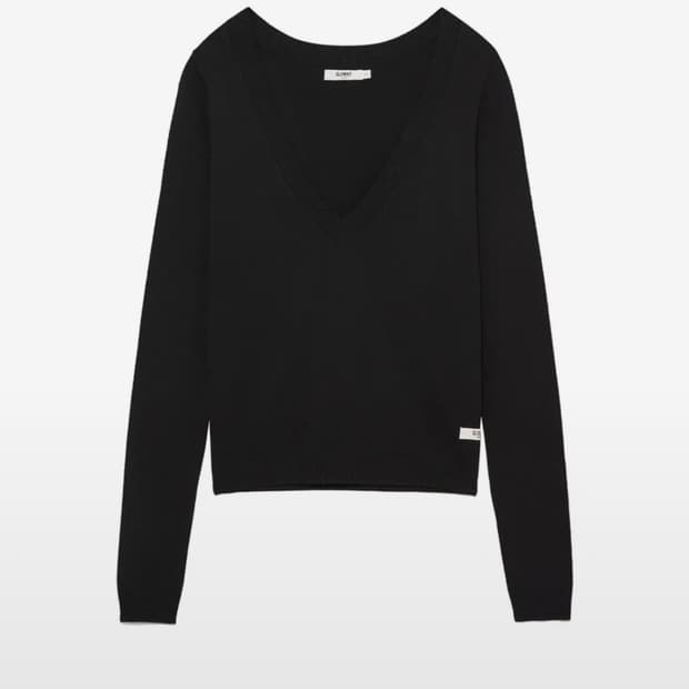 글로니 G DEEP V-NECK KNIT (BLACK) L사이즈