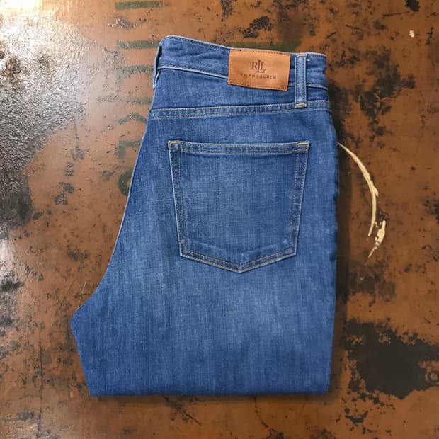 폴로랄프로렌 중청 워시드 데님 팬츠 허리 29 사이즈 